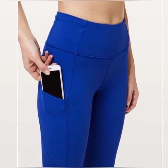 👉🏼LIKE NEW👈🏼 Lululemon Fast & Free 7/8 tight Legging in Jetstream Blue - Picture 3 of 11